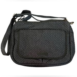 Vera Bradley Carson Shoulder Bag in Grey Denim